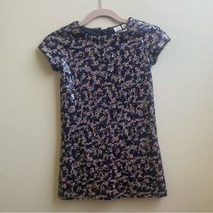 Gap girls Multi-sequin shift dress Size 6-7